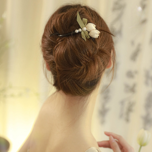 Kẹp Tóc Xoắn Tulip Kiểu Trung Quốc Mới Phụ Kiện Tóc Thanh Lịch Cho Phụ Nữ Kẹp Tóc Sau Đầu Phụ Kiện Tóc Cho Phụ Nữ