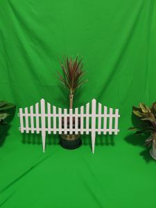 Outdoor Fence Fence Fence Garden Garden Lawn Fence Plastic Small Fence Outdoor Decorative Flower Bed Isolation Fence