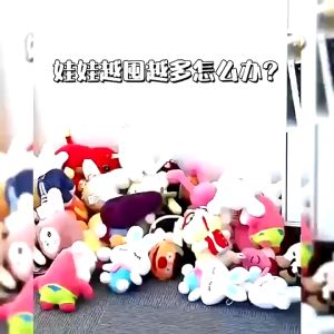 Toy Organizer Doll Storage Box Transparent Doll Organizer Toy Box Large-capacity Rotatable 收納盒