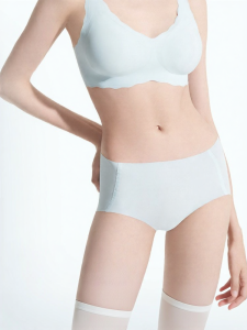 Ubras | Seamless Thin Summer Breathable Pure Color Mid-Waist Briefs