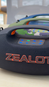 ZEALOT S86 Wireless Bluetooth Speaker 60W 8000mAh Heavy Bass Party Speaker Bluetooth 5.4 Colorful RGB Lighting TWS Pairing Portable Handle Design For Picnic Travel Backyard Entertainment