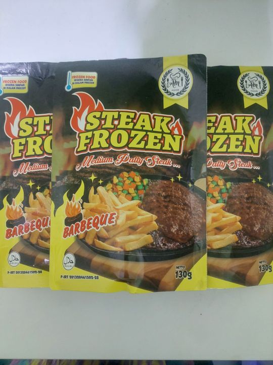 Steak Frozen Ekonomis Enak Murah Daging Patty Halal Steak Black