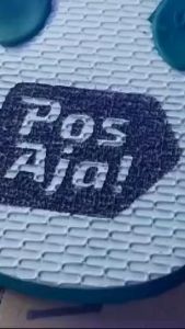 Sandal Ukir Laser Logo Persib Bandung