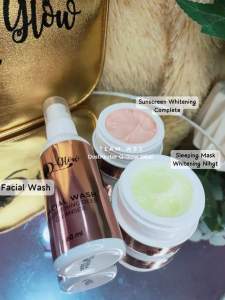 PAKET WHITENING  Qglow(flek )new cream malm Qglow