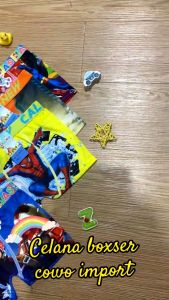 Promo 12pcs 6pcs Boxer Anak Cowok Karakter SuperHero