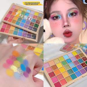 ชุดอายแชโดว์สีสันสดใสสำหรับเด็ก 3D Glitter ล้างออกได้ กันน้ำ กันเหงื่อ อายแชโดว์สำหรับการแสดงบนเวที