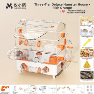 YUEXIAOMENG | Acrylic Transparent Double-Layer Large Cage