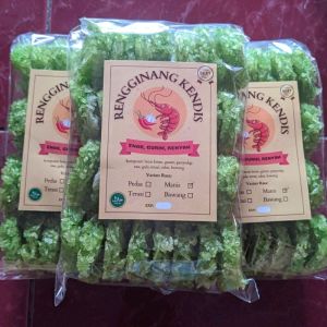 RENGGINANG KENDIS Homemade Rasa Terasi Manis PedasBawang 300-350grisi 36 pcs.langsung di goreng.