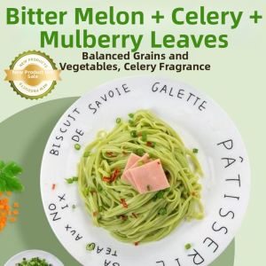 WENXIANGZAN | Green Vegetable Noodles No Sugar No Additives Diabetes Friendly