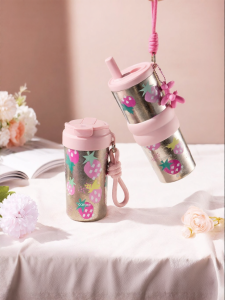 CAROTE | Titanium Insulation Portable Cold Drink Straw Cup