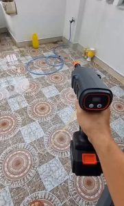 Thân máy rửa xe mini điều chỉnh 3 tốc độ dùng pin máy công cụ động cơ không chổi than Brushless DC 3820 công suất 300W - Không bao gồm pin