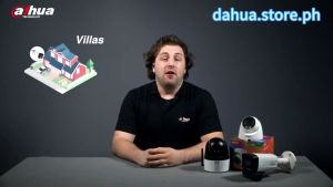 Dahua IP CCTV Camera 2MP/4MP Entry Smart Dual Light Fixed-focal Eyeball Camera With Audio Full Color Network Camera