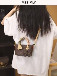 Elegant Womens Handbag Small Basket Bag Crossbody Bag Stylish British Style Polyester Lining Zipper Closure Leisure Use