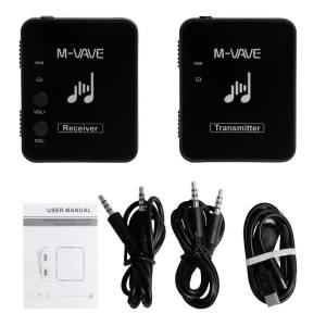 M-VAVE | M-VAVE Wireless Earphone Monitor Rechargeable Transmitter Receiver Streaming System Musical For Mono Stereo Phone Record