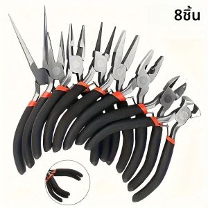 3/8pcs MINI เครื่องประดับคีมรอบโค้งเข็มจมูกประดับด้วยลูกปัด DIY CRAFT ชุดเครื่องมือสําหรับเครื่องประดับทําและซ่อม