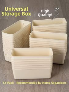 Long Rectangular Plastic Organizer Box