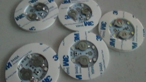 5 Pcs Party Stiker Cangkir Lampu Led / Bar Flash Warna-Warni Tatakan Bercahaya Nyota / Fashion Luminous Bottle Led