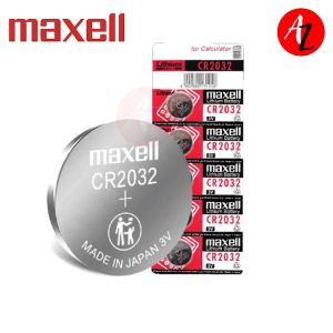 Maxell CR2032 Lithium Coin Cell Battery Long-Lasting Power for Watches Calculators Remotes Key Fobs and Small Devices