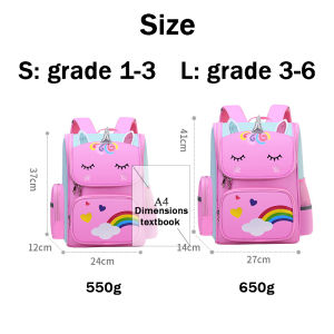 2025 Girls Unicorn School Bags Cartoon School Backpack Kindergarten Primary School Bag for Kids Girl