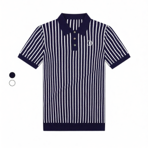 THE OPEN CHAMPIONSHIP | Breathable Comfortable Stretch Stripe Mens Golf Polo Shirt