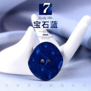 กระดุมเรซินทรงไม่สมมาตรขนาดใหญ่สีดำสำหรับตกแต่งเสื้อโค้ท เสื้อสเวตเตอร์ กระดุมขนาดใหญ่สำหรับผู้หญิง ชุดเสื้อผ้าอเนกประสงค์