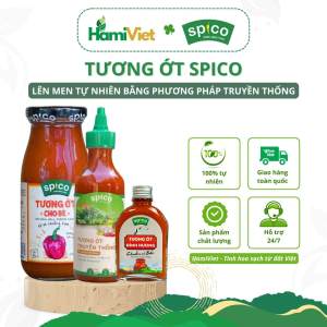Tương ớt cho bé 260g Spico không cay không chất bảo quản không bột ngọt an toàn cho bé