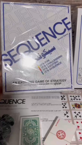 LJE Sequence board game adult and kids interesting board games