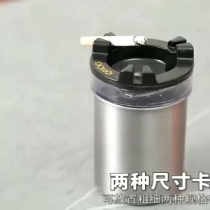 ALIA - Asbak Rokok Portable Bahan Dove Dengan Tempat Tampungan Air