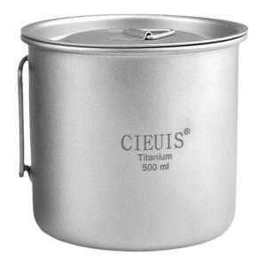 CIEUIS | Travel Titanium Foldable Camping Mug