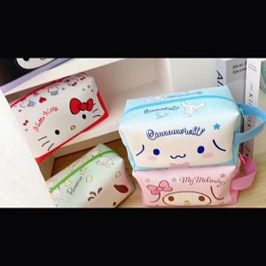 Japanese Sanrio Cute Portable Cosmetic Storage Bag Kosmetik Pencil Stationery Multifunctional Beg