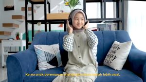 Hooflakids Anaya Premium: Gamis Muslimah Anak Perempuan Usia 5-12 Tahun