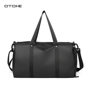 OTOHE กระเป๋าเดินทางกระเป๋าฟิล์มหนังกระเป๋ากีฬากลางแจ้งออกกำลังกายสำหรับทุกเพศสายกระเป๋ายิมแบบพกพาแฟชั่นการเดินทางโยคะกระเป๋าฟิตเนส
