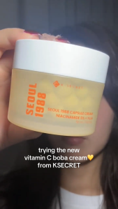 K-SECRET SEOUL 1988 Capsule Cream : Niacinamide 5% + Yuja