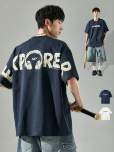 SZON | Relaxed Heavyweight Graphic Print Cotton T-Shirt