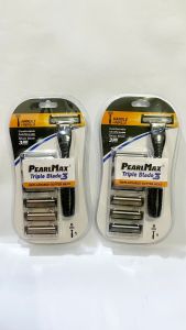 Pisau Cukur Manual Set 6pcs Pisau Dua Lapis Pisau Alat Cukur Janggut Tajam Pisau Cukur Isi Ulang