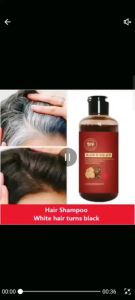 Dầu gội thường trực thực vật hữu cơ làm đen tóc tinh chất cho Nam Nữ 300ml