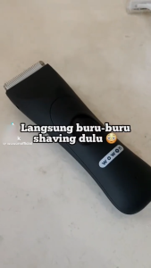 Wowon Alat Cukur Elektrik Waterproof Anti Iritasi untuk Bulu Ketiak Kemaluan dan Area Sensitif Cukur Basah atau Kering Steinless Steel Original