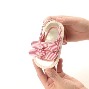 2023 New 0-18M Summer Newborn Baby Girls Boys Sandals Shoes Butterfly Flat With Heel Soft Bottom Anti Slip Shoe