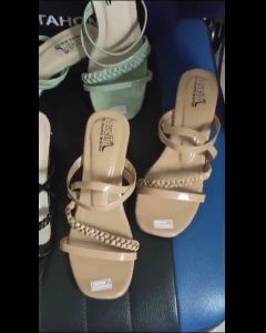 sandal wanita kekinian 2025 sandal wanita dewasa blok heeis hak 5cm