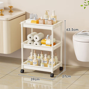 Bathroom Multi-layer Mobile Storage Cart