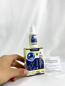 Eye Drops for Dogs 20ml Pet Eye Care Solution Gentle Daily Eye Cleaning for Dogs and Cats
