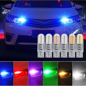 Sepasang Lampu Sen Senja Kota T10 24led 12V 12Volt Gel Jelly Kedip Strobo Motor Mobil