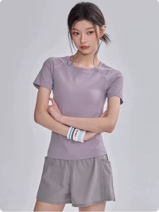 Quick Dry Slim Fit Summer Women Short Sleeve Sports Yoga T-Shirt
