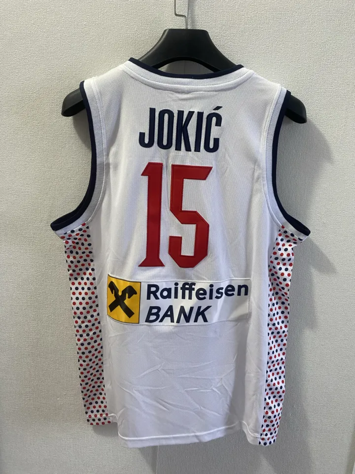 Serbia Men's National Basketball Team 2024 Embroidered Jersey