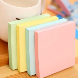 Set 100 tờ giấy ghi chú giấy note nhiều màu sắc có keo dán phụ kiện văn phòng phẩm tiện lợi -HAUSE