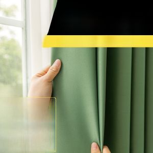 New 2025 Hanging Style Heat Insulation Sun Protection Curtains for Bedroom And Living Room No Drilling Required Installation