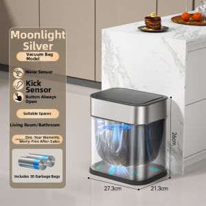 HS | Smart Large Capacity Automatic Trash Can