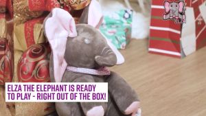 Music Elephant Toy Singing Elephant with Ears Moving Electric Plush Toys Christmas Gift for Kids