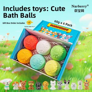 NARBERRY | Childrens Bubble Bath Ball with Toys