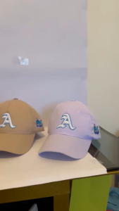 Topi Basebal Bordir Huruf A Fashion Pria Wanita Termurah